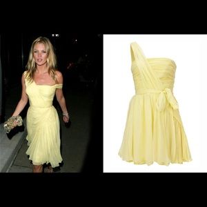 Pastel yellow mini dress - Kate Moss for Topshop✨